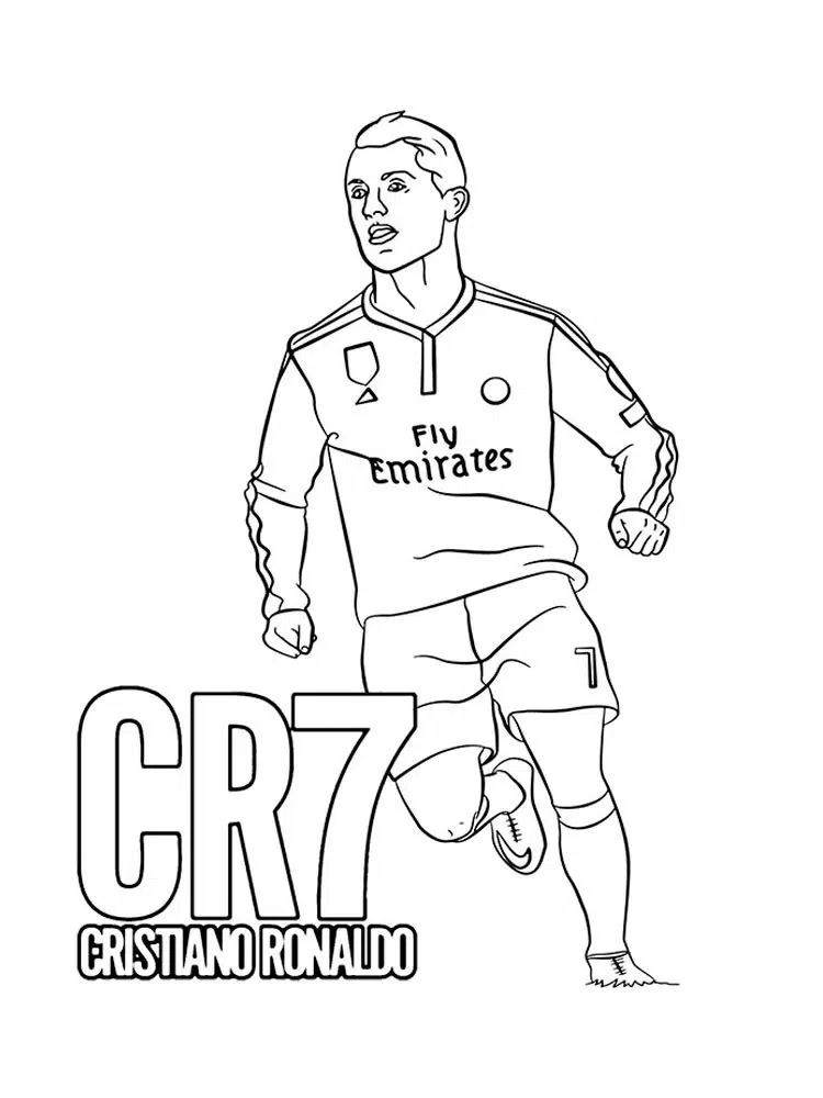 Cristiano Ronaldo boyama sayfası