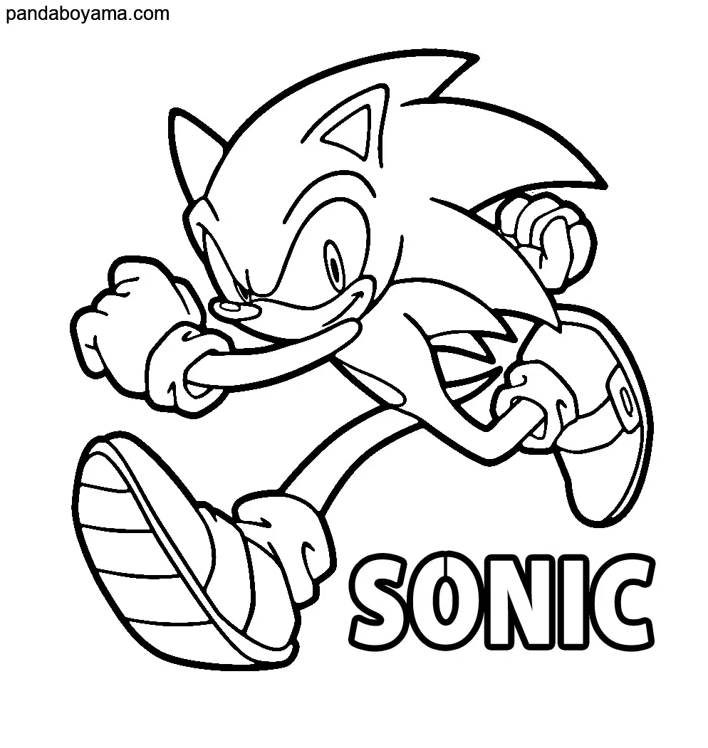 En iyi Sonic boyama sayfası