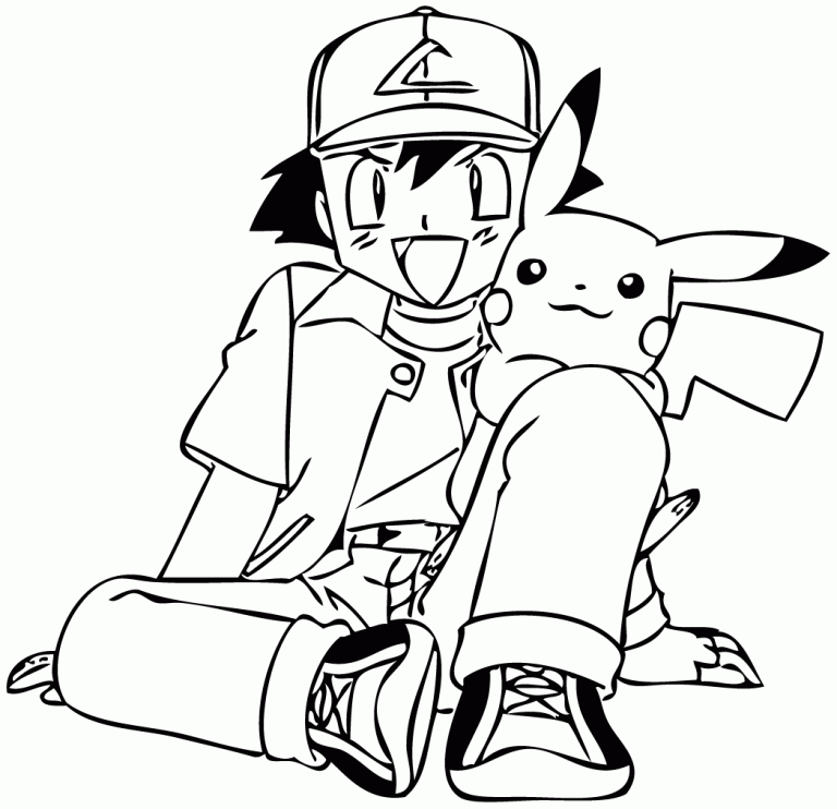 Ash ve Pikachu Pokemon