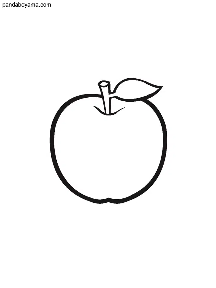Yeni Elma boyama sayfası