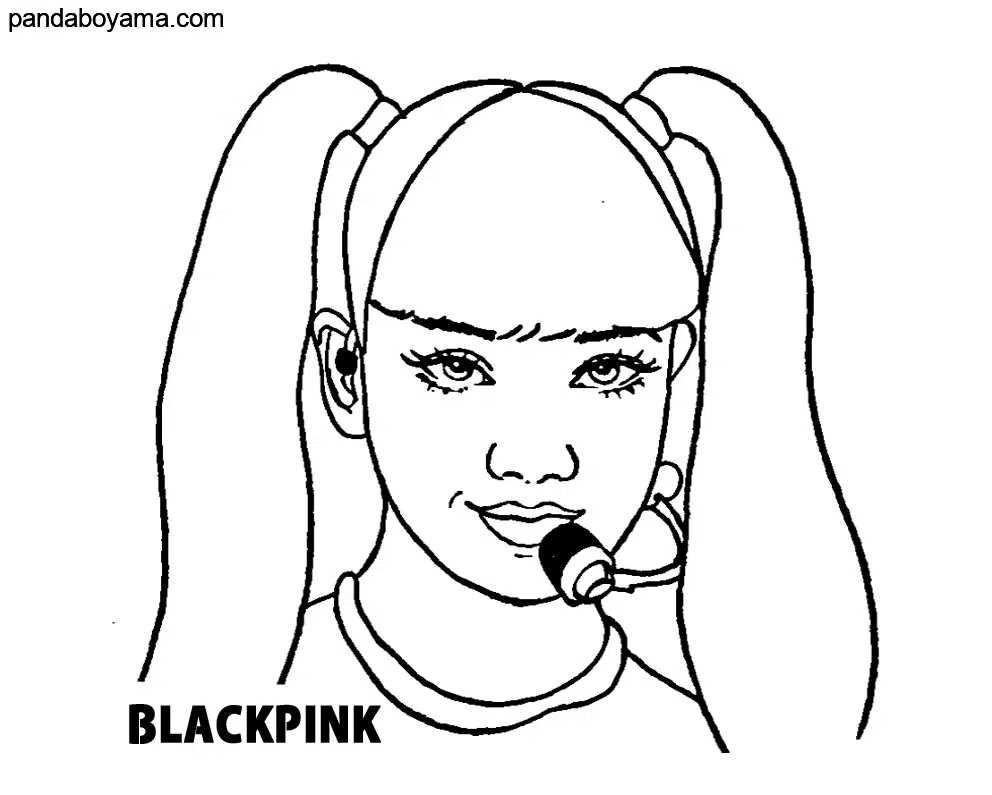 En iyi Kpop Blackpink boyama sayfası