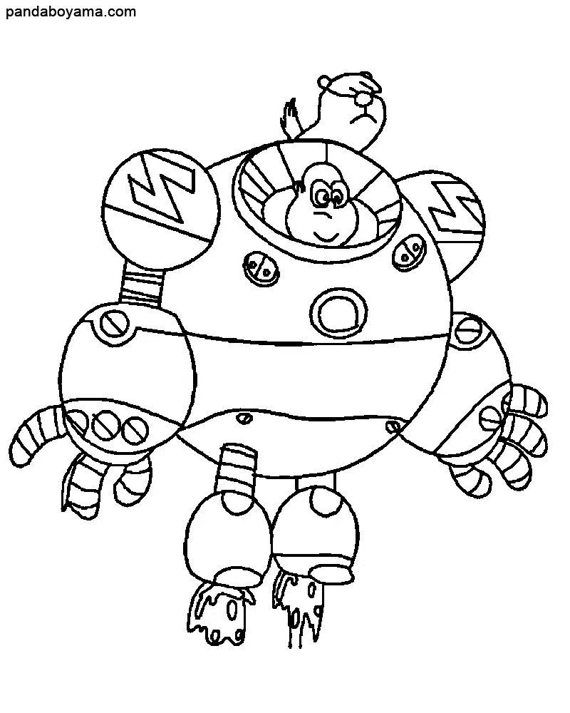 Z Takımı Robot boyama sayfası