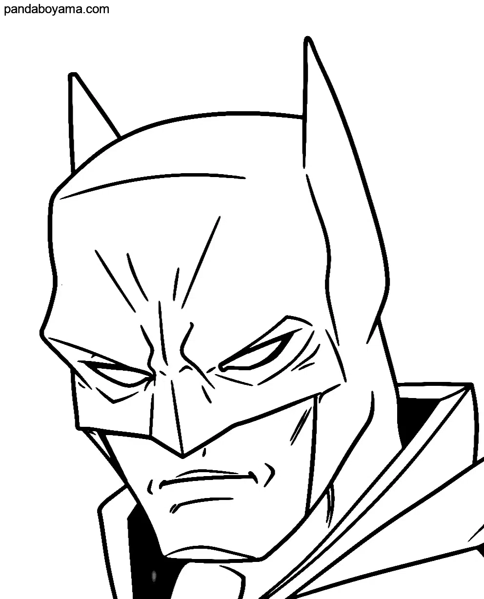 Harika Batman boyama sayfası
