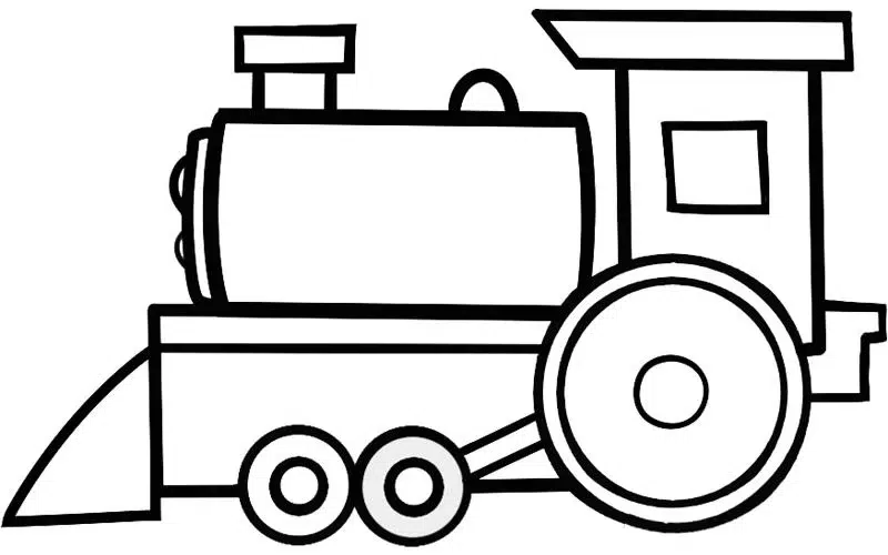 Tren Vagon boyama sayfası