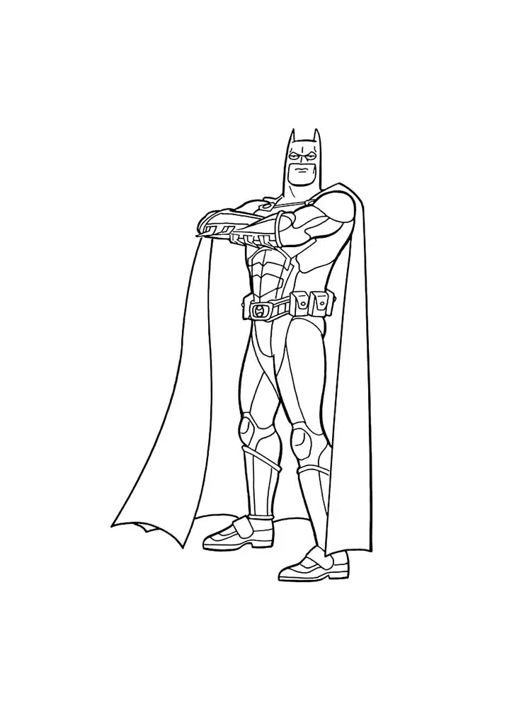 Batman Asaleti boyama sayfası