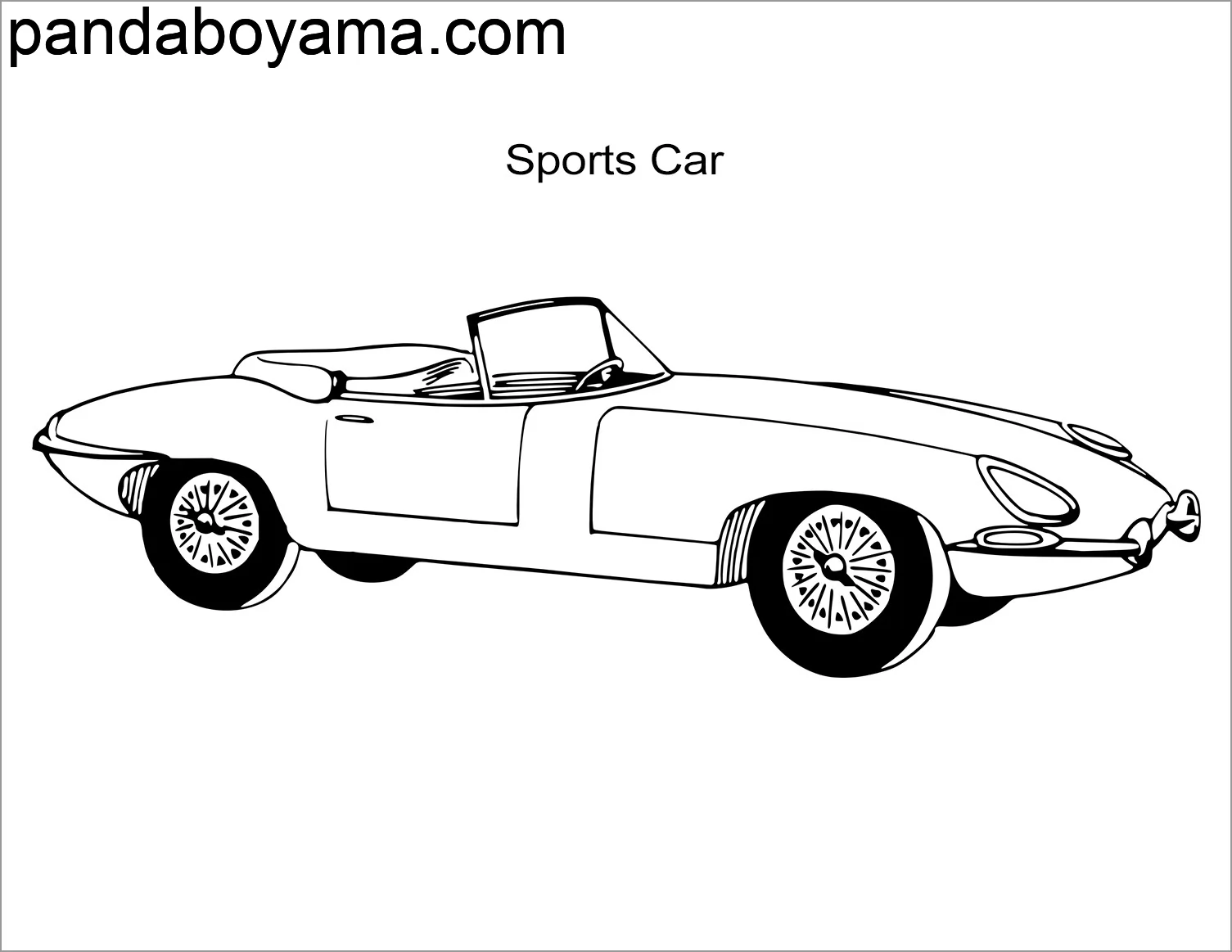 Antik Yarış Arabası boyama sayfası