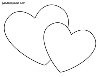 2 Tane Kalp boyama sayfası